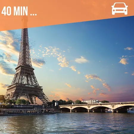 Le Refuge A 8min Disneyland - Parking - 6 Personnes Apartment Montry